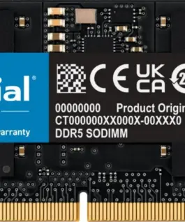 Crucial памет за лаптоп DDR5 SODIMM 24GB/5600 CL46 (16Gbit)