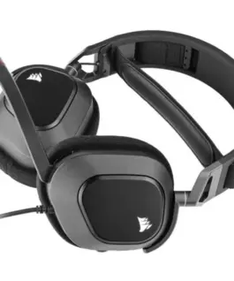 Alternative view of Corsair HS80 RGB USB Headset Carbon