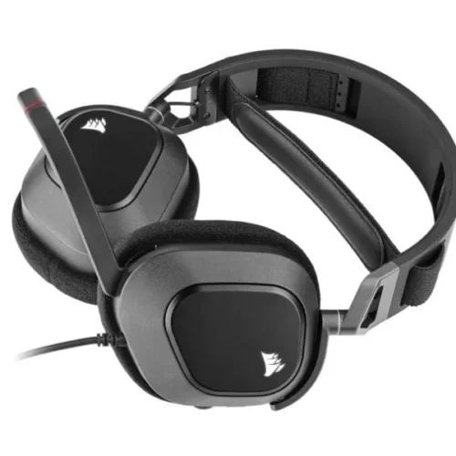 Alternative view of Corsair HS80 RGB USB Headset Carbon