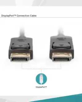 Alternative view of Digitus DisplayPort1.2 кабел 1m DP/DP M/M