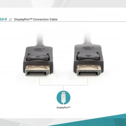 Alternative view of Digitus DisplayPort1.2 кабел 1m DP/DP M/M