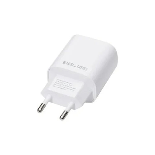 Alternative view of Beline зарядно 20W USB-C + USB-A бял