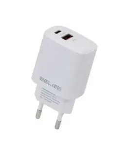Beline зарядно 20W USB-C + USB-A бял