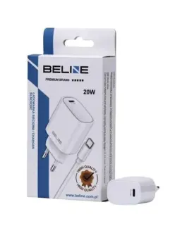 Beline зарядно 20W USB-C + USB-C кабел бял
