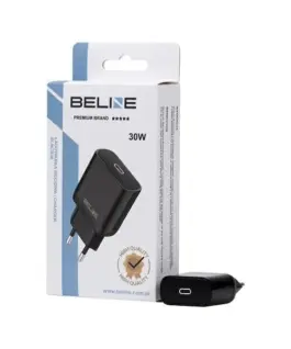 Beline зарядно 30W USB-C PD 3.0 без кабел, черен