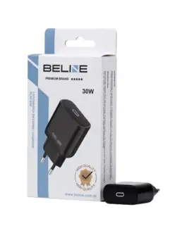 Beline зарядно 30W USB-C PD 3.0 без кабел, черен