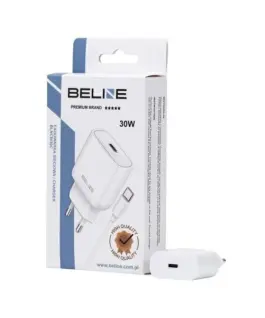 Beline зарядно 30W USB-C + кабел USB-C, бял