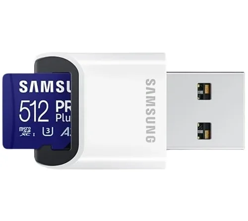 Alternative view of Samsung памет card microSD PRO+ Plus MB-MD512SB/WW 512GB + reader
