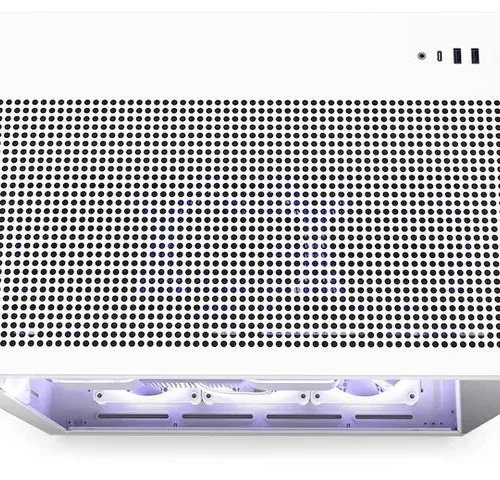 Alternative view of NZXT кутия за компютър H9 Flow with window бял