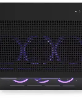 Alternative view of NZXT кутия за компютър H9 Flow with window черен