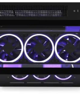 Alternative view of NZXT кутия за компютър H9 Elite with window черен