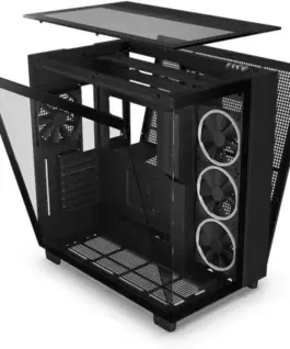 NZXT кутия за компютър H9 Elite with window черен