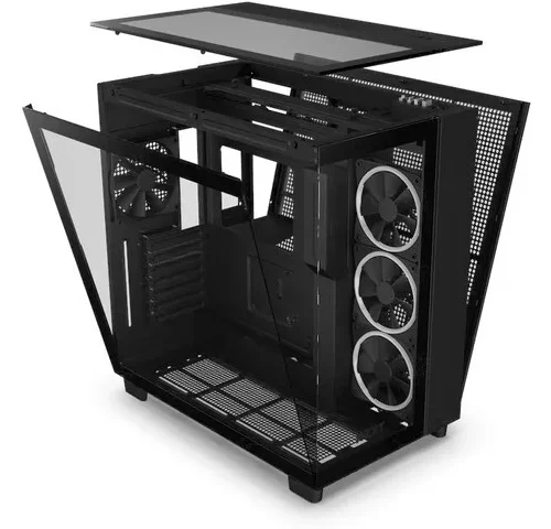 NZXT кутия за компютър H9 Elite with window черен