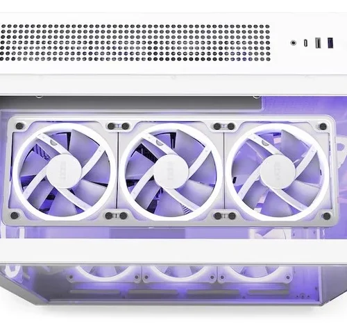 Alternative view of NZXT кутия за компютър H9 Elite with window бял