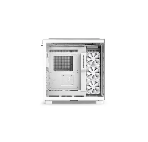 NZXT кутия за компютър H9 Elite with window бял