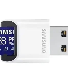 Alternative view of Samsung памет card microSD PRO Plus MB-MD128SB/WW 128GB + reader