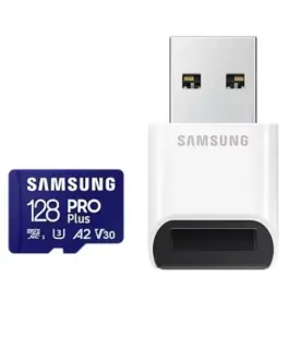 Samsung памет card microSD PRO Plus MB-MD128SB/WW 128GB + reader