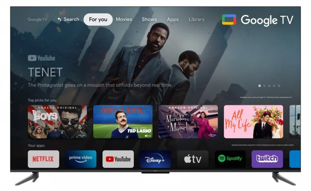 TCL TV QLED 50 inches 50C645