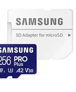 Samsung памет card microSD PRO Plus MD-MD256SA/EU + адаптер