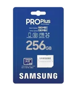 Samsung памет card microSD PRO Plus MD-MD256SA/EU + адаптер