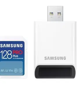 Samsung памет card SD PRO Plus MB-SD128SB/WW 128GB + reader