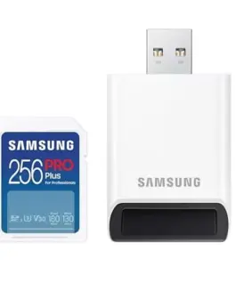 Samsung памет card SD PRO Plus MB-SD256SB/WW 256GB + reader