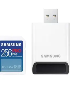 Samsung памет card SD PRO Plus MB-SD256SB/WW 256GB + reader