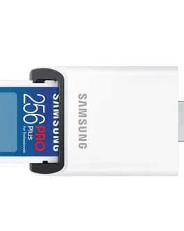 Alternative view of Samsung памет card SD PRO Plus MB-SD256SB/WW 256GB + reader
