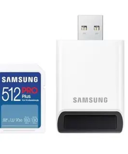 Samsung памет card SD PRO Plus MB-SD512SB/WW 512GB + reader