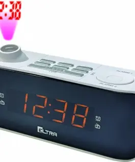 Eltra Clockradio Kasia (Kate) with projector бял