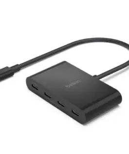 Belkin USB-C to 4xUSB-C Hub черен