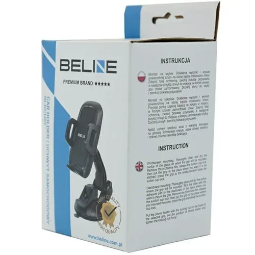 Alternative view of Beline 2in1 car holder cockpit windshield