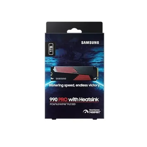 Samsung SSD drive 990PRO Heatsink NVMe 1TB