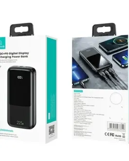 Alternative view of USAMS външна батерия 20000mAh PB58 22,5W PD + 2xUSB QC 3.0