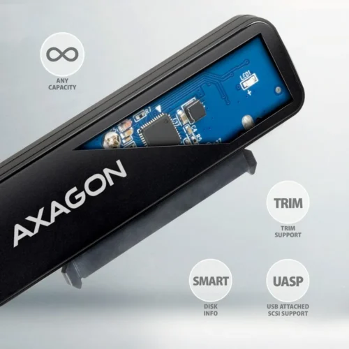 AXAGON ADSA-FP2A адаптер USB-A 5Gbps HDD/SSD SATA6G 2.