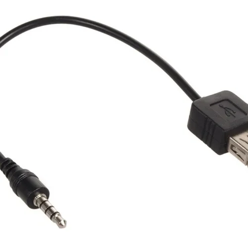 Maclean 3.5mm 4C PLUG TO USB A FEMALE кабел FOR IPOD