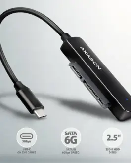 Alternative view of AXAGON ADSA-FP2C адаптер USB-C 5Gbps HDD/SSD SATA6G 2.