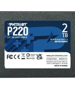 Patriot SSD drive 2TB P220 2.5 inches 550/500MB/s SATA III