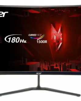 Acer Monitor 27 inches Nitro ED270RS3bmiipx Curved/180Hz/1ms/HDMIx2/DP/ 1500R/ SPEAKERS