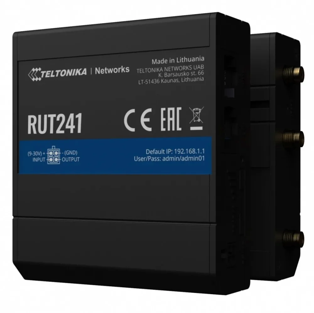 TELTONIKA Router LTE RUT241 (Cat 4) 2G WiFi Ethernet