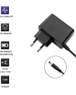 Alternative view of Qoltec AC адаптер 12W 6V, 2A, 5.5x2.1