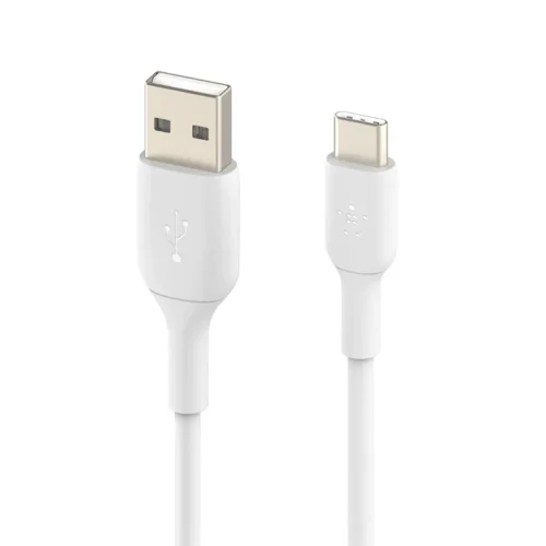 Belkin кабел BoostCharge USB-A/USB-C 1m бял
