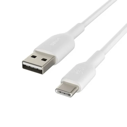 Belkin кабел BoostCharge USB-A/USB-C 1m бял