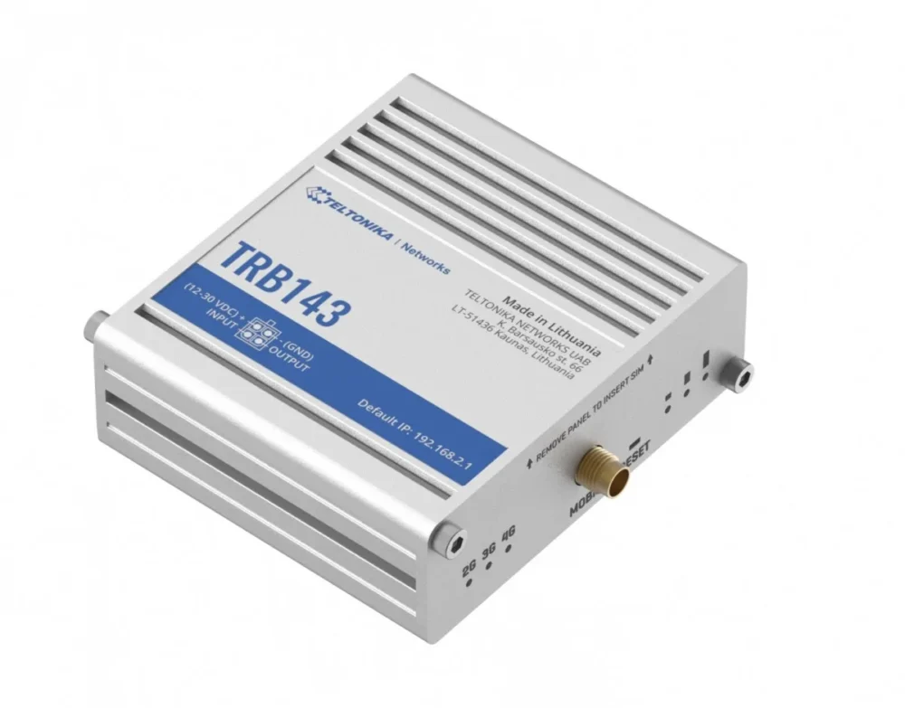 TELTONIKA Gateway LTE TRB143 (Cat 4) 3G 2G M-BUS