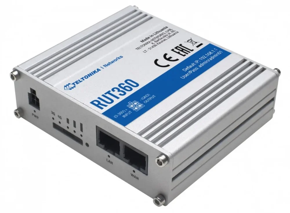 TELTONIKA Router LTE RUT360 (Cat 6) 3G WiFi Ethernet