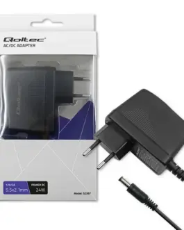 Qoltec Plug in захранващ блок 24W 12V 2A 5.5x2.1