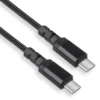 Maclean кабел 2x USB-C 15W 1m QC черен Maclean MCE493