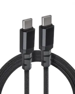 Alternative view of Maclean кабел 2x USB-C 15W 1m QC черен Maclean MCE493