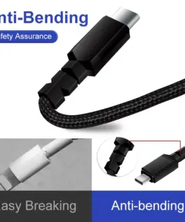 Maclean 2x USB-C 100W 2m кабел PD черен Maclean MCE492