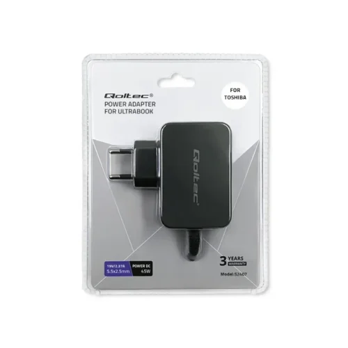 Qoltec Power адаптер forToshiba 45W